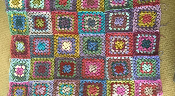Finished: Giant Granny Blanket